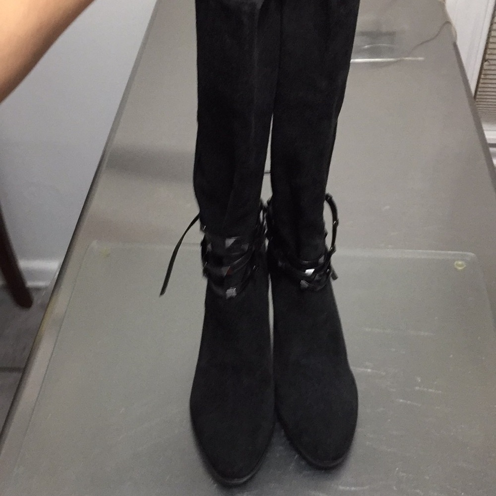 Antonio Melani  (BINX)Black Over knee Suede BOOTs